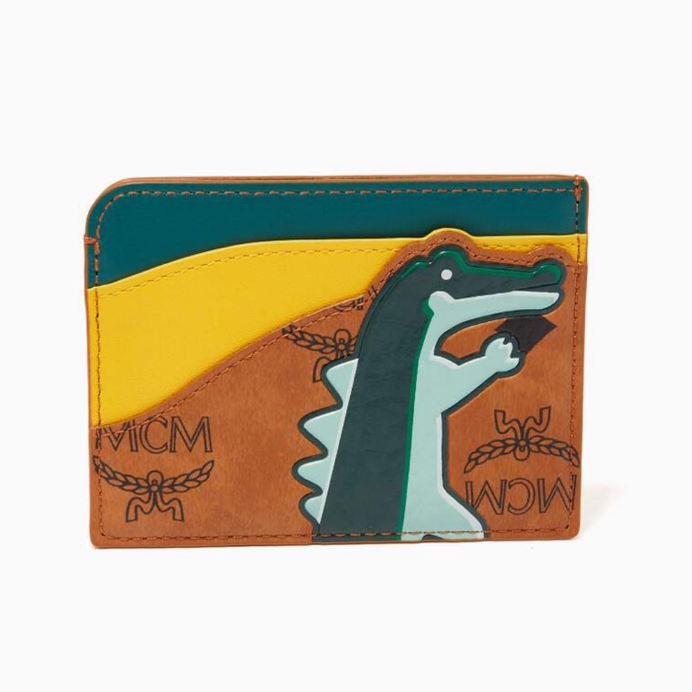 🐊MCM🐊Zoo Crocodile Visetos Card Holder